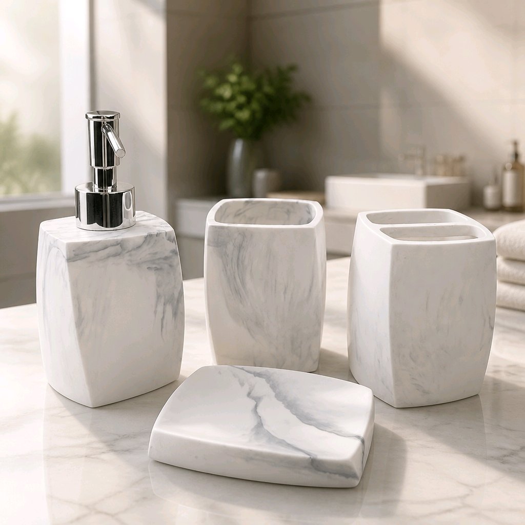 4 Lü dəst Hamam Aksesuarı