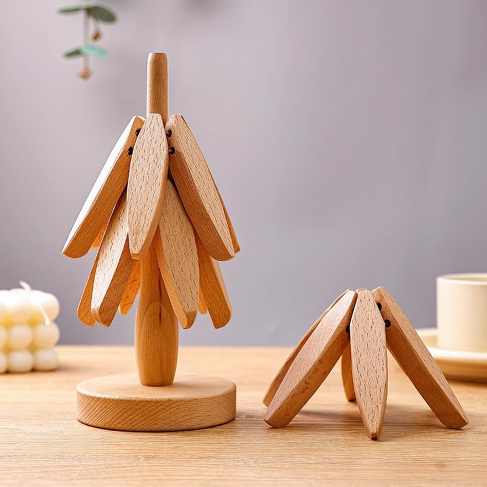 4 lü Dəst dekorativ Altlıqlar / Palm