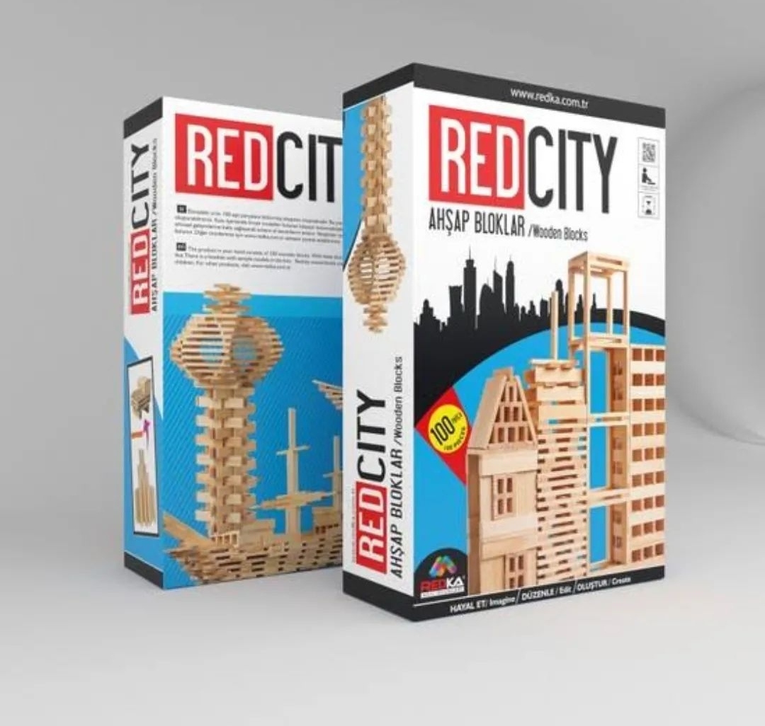 Red City / Taxta Bloklar/ 100 Parça