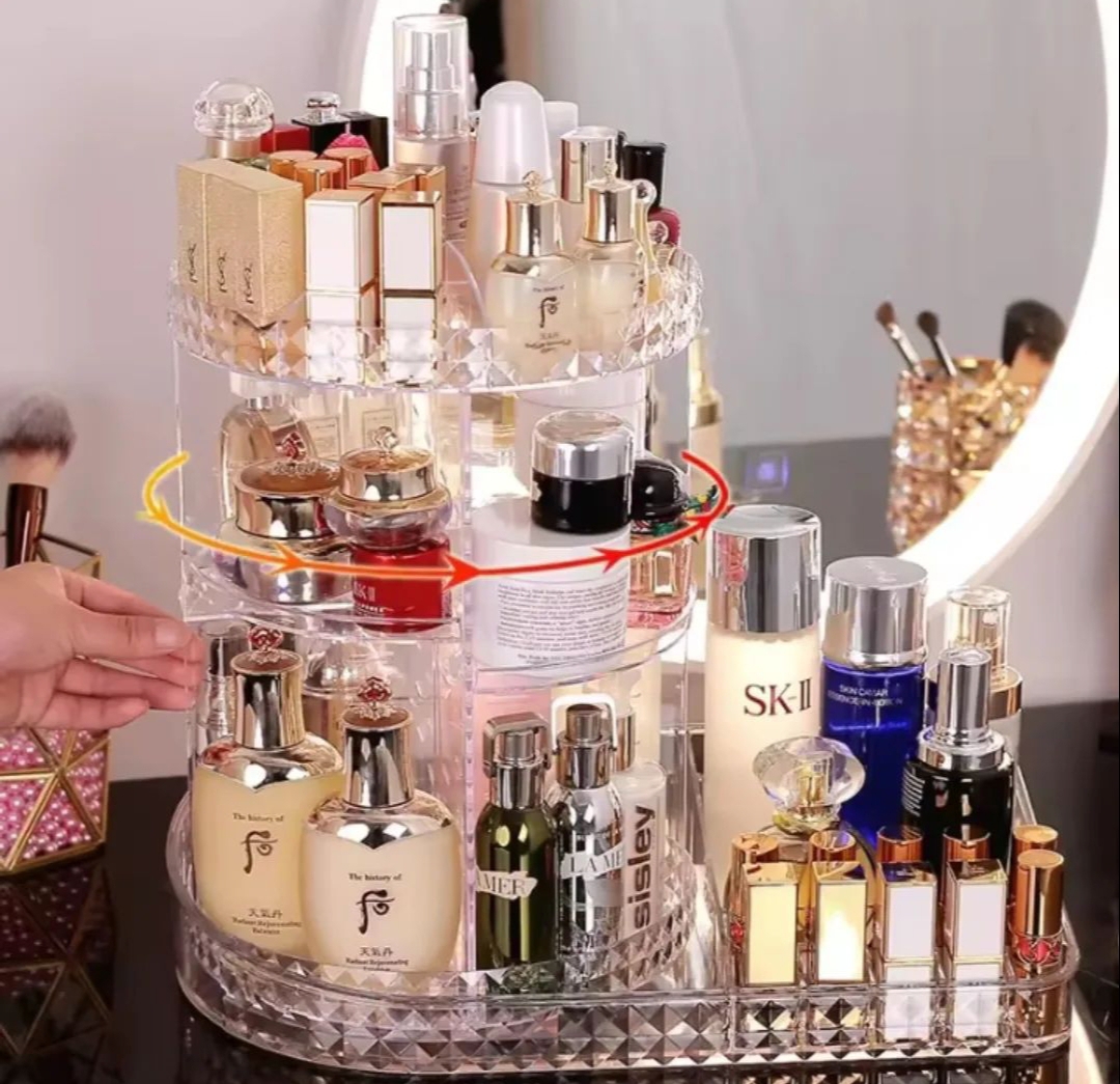 3 mərtəbəli Kosmetik Orqananayzer / Standlı