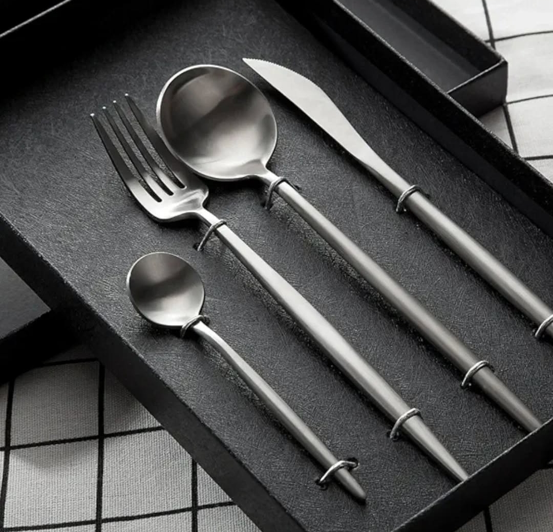 4 Lü Servis Dəsti / Silver