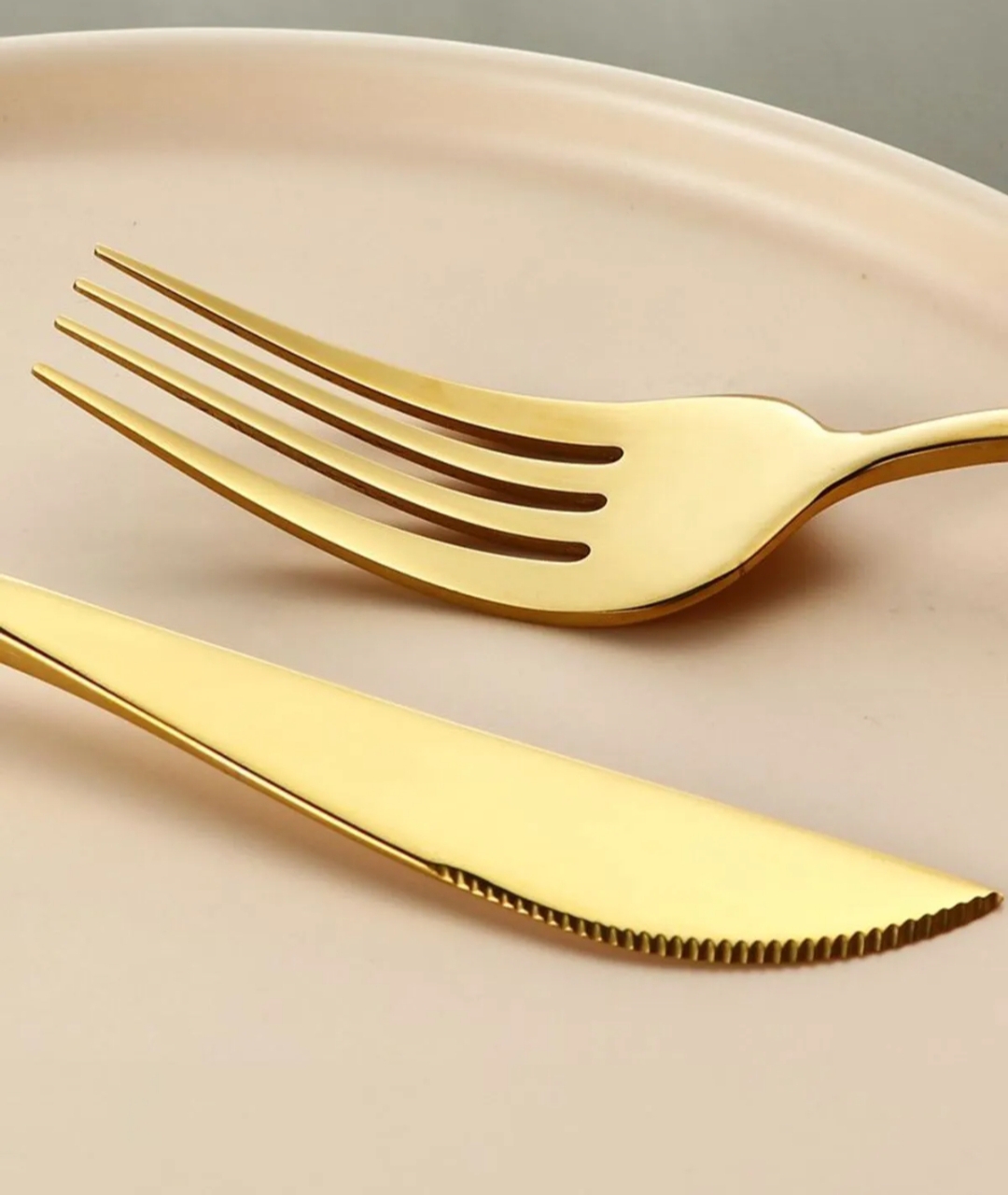 24 Parça Yemək Dəsti / Gold
