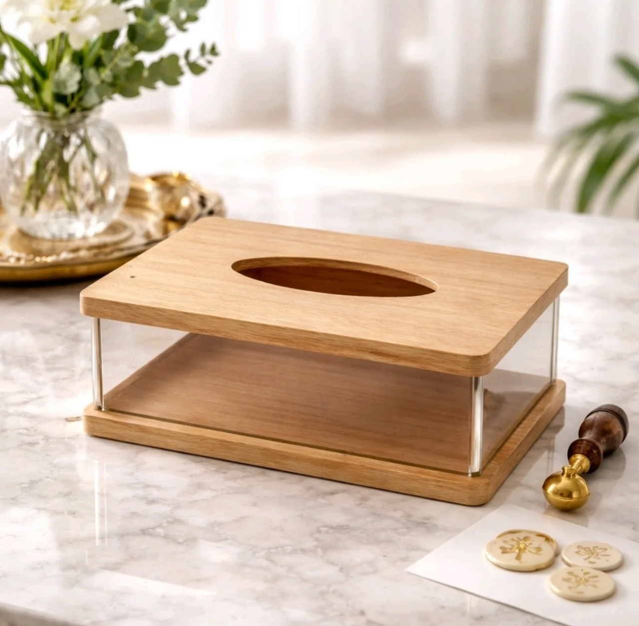 Dekorativ Salfet qabı