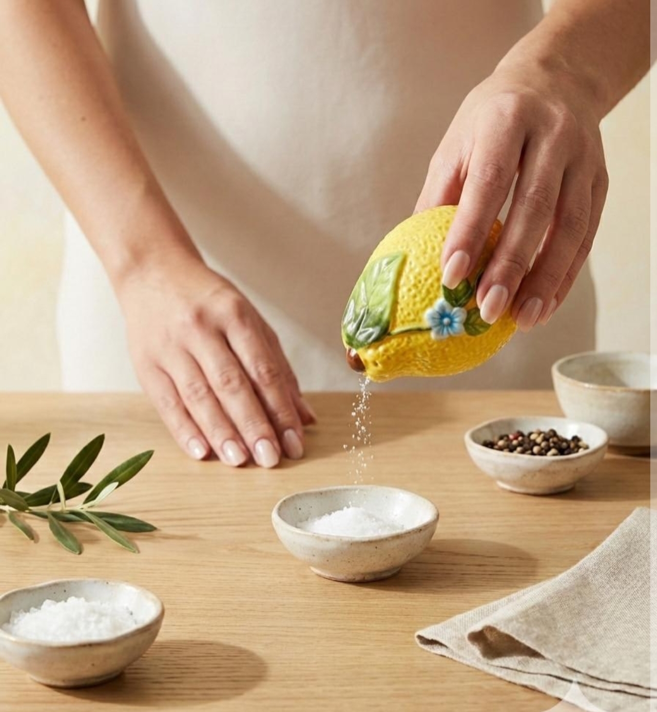 Limon Dekorlu / Duz - istiot qabı