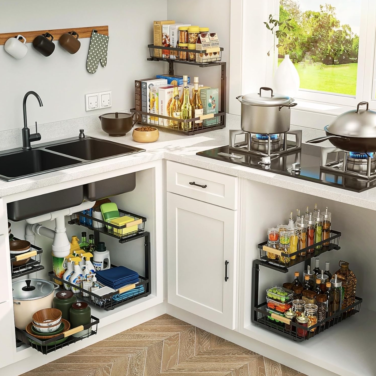 2 Mərtəbəli Siyirtməli Orqanayzer