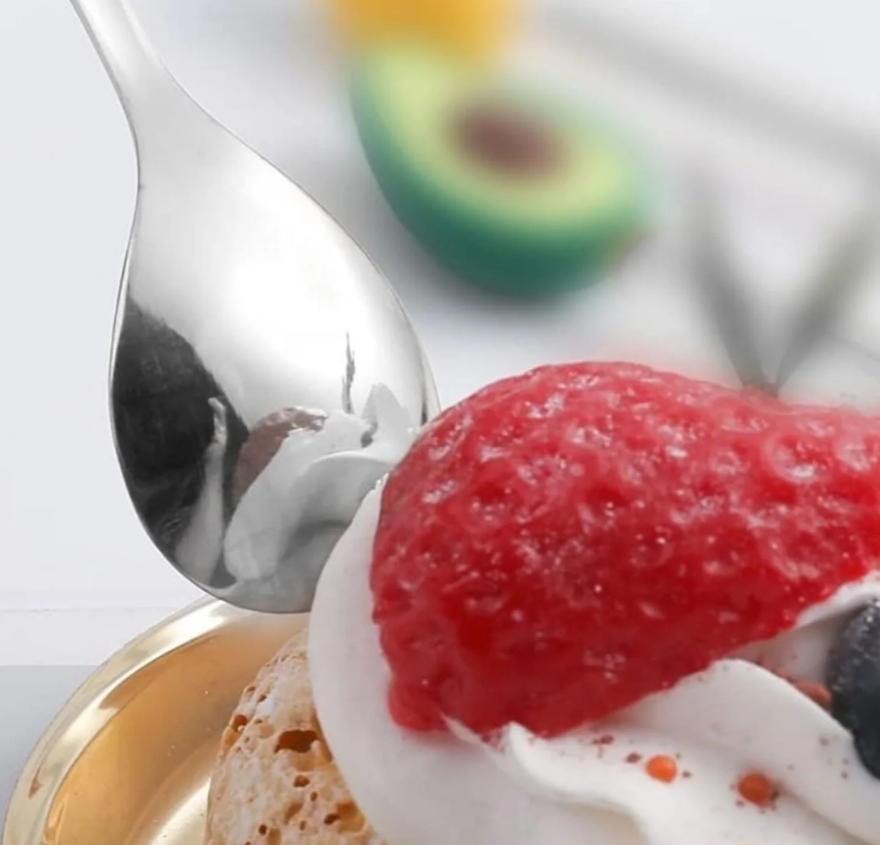 6 lı Mini desrt Çəngəl qaşıq seti