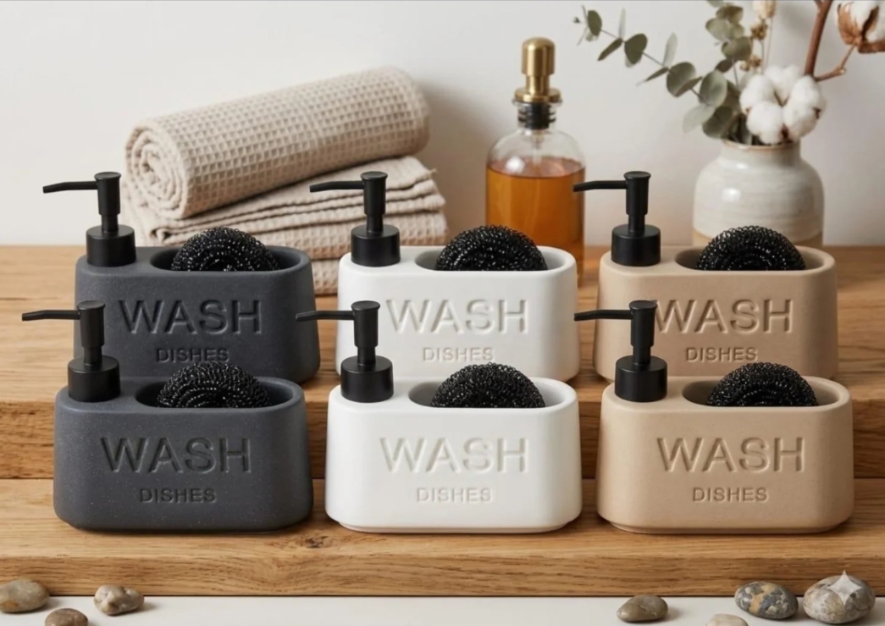 Mətbəx Süngər Yerli Sabunluq / Wash Dishes